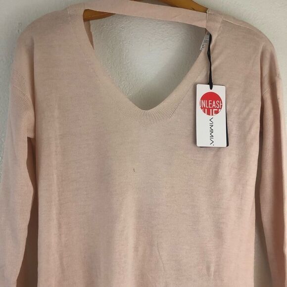 Vimmia Shavasana Reversible Sweater blush  size XL New with tags - Picture 3 of 6